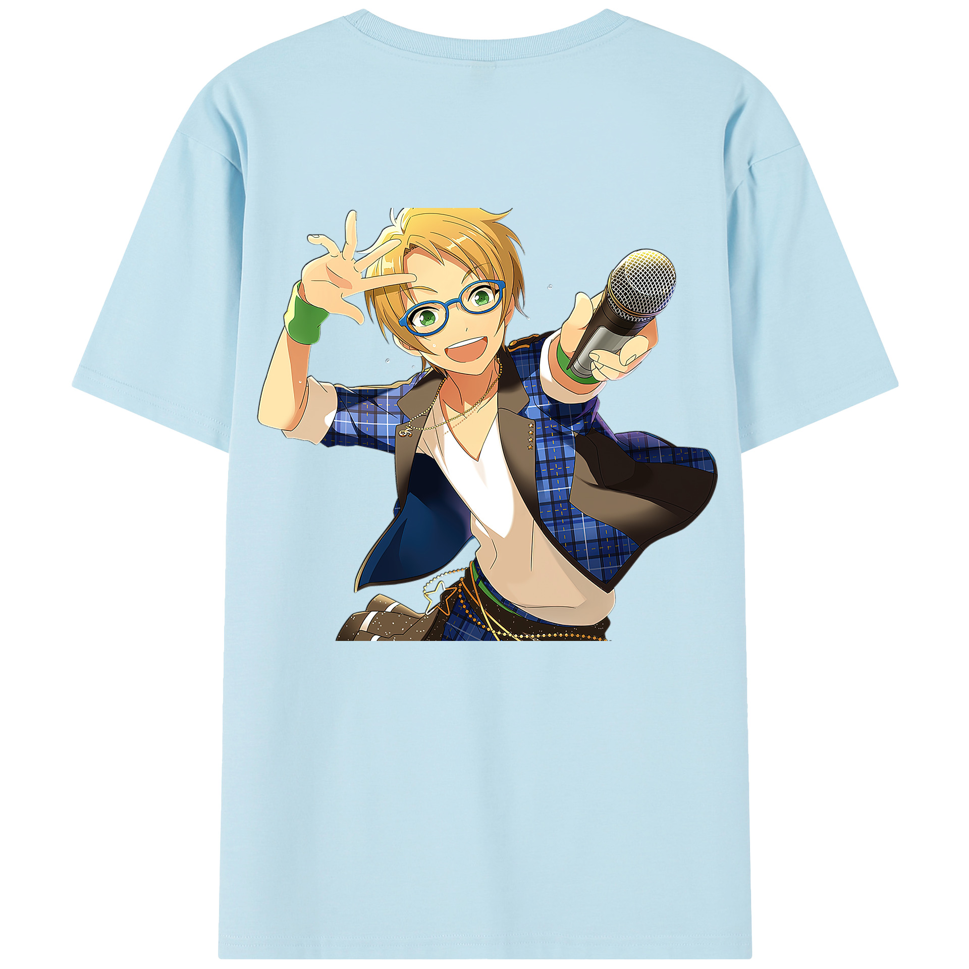 （画像用） あんさんぶるスターズ! Ensemble Stars 綿100％半袖Tシャツ（背面プリント）